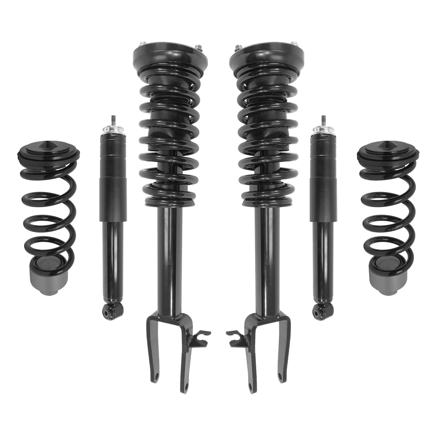 Air To Coil Spring Suspension Conversion Kit For 2003 2009 Mercedes E