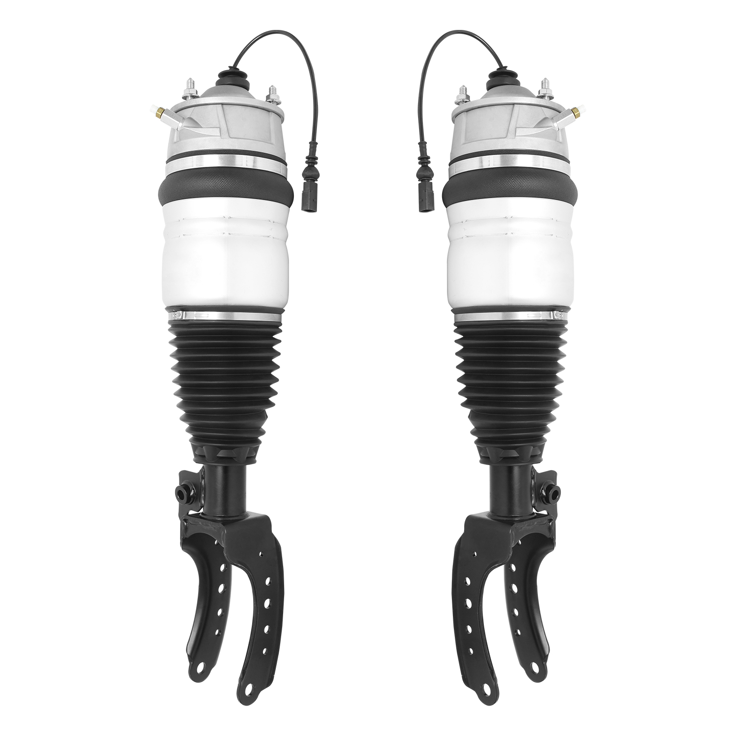 Front Pair Air Suspension Strut Assemblies - Porsche Cayenne 2011-2018