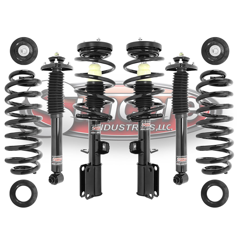 Front & Rear Air to Struts & Coil Springs Conversion Kit - 2000