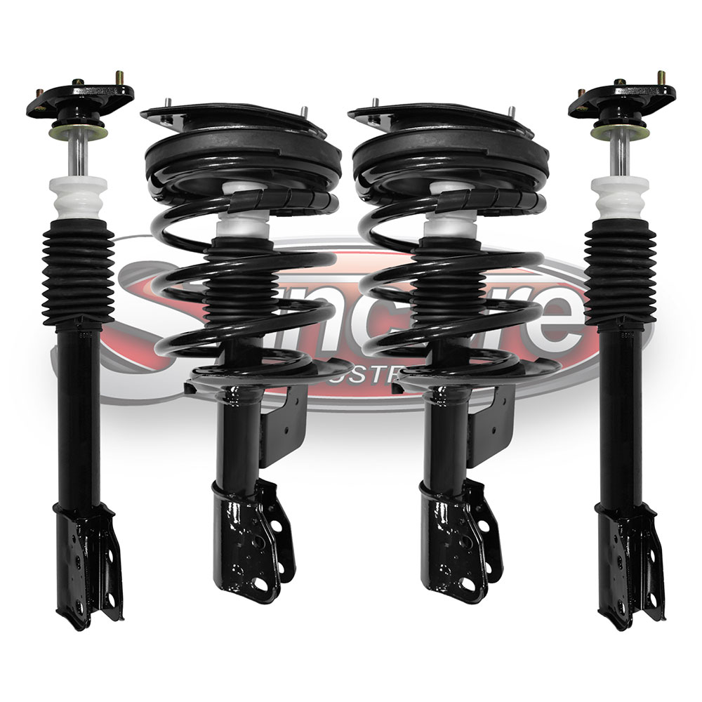 Front Quick Complete Strut And Coil Spring Assemblies And Rear Shocks Kit