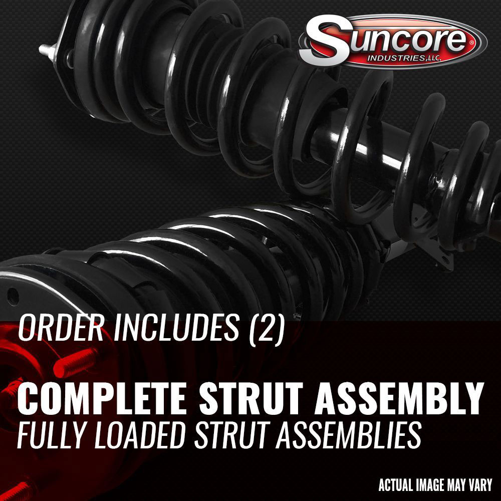 Suspension Quick Install Complete Strut Assemblies Front Pair