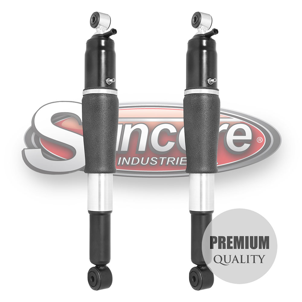 Set of 2 Premium Rear Air Shock absorbers Z55 Autoride Suspension Conversion - W/ Bypass - Chevy Cadillac & GMC