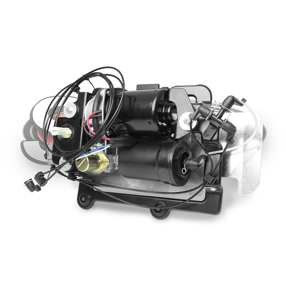 Self Leveling Air Suspension Compressor w/ Mount Cage - Cadillac SRX STS & CTS-V