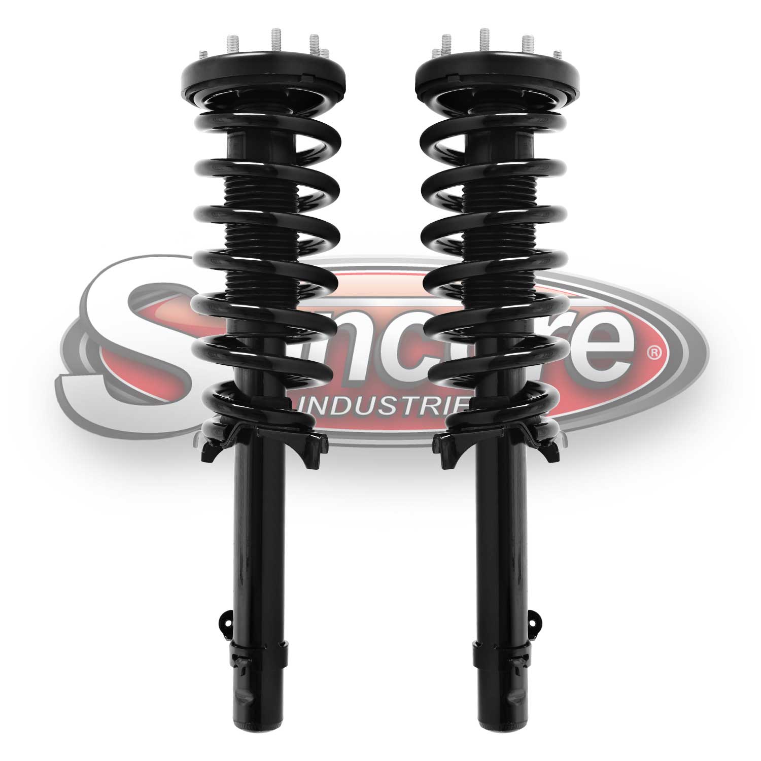 Front Pair of Quick Complete Struts & Springs - 2008-2012 Honda