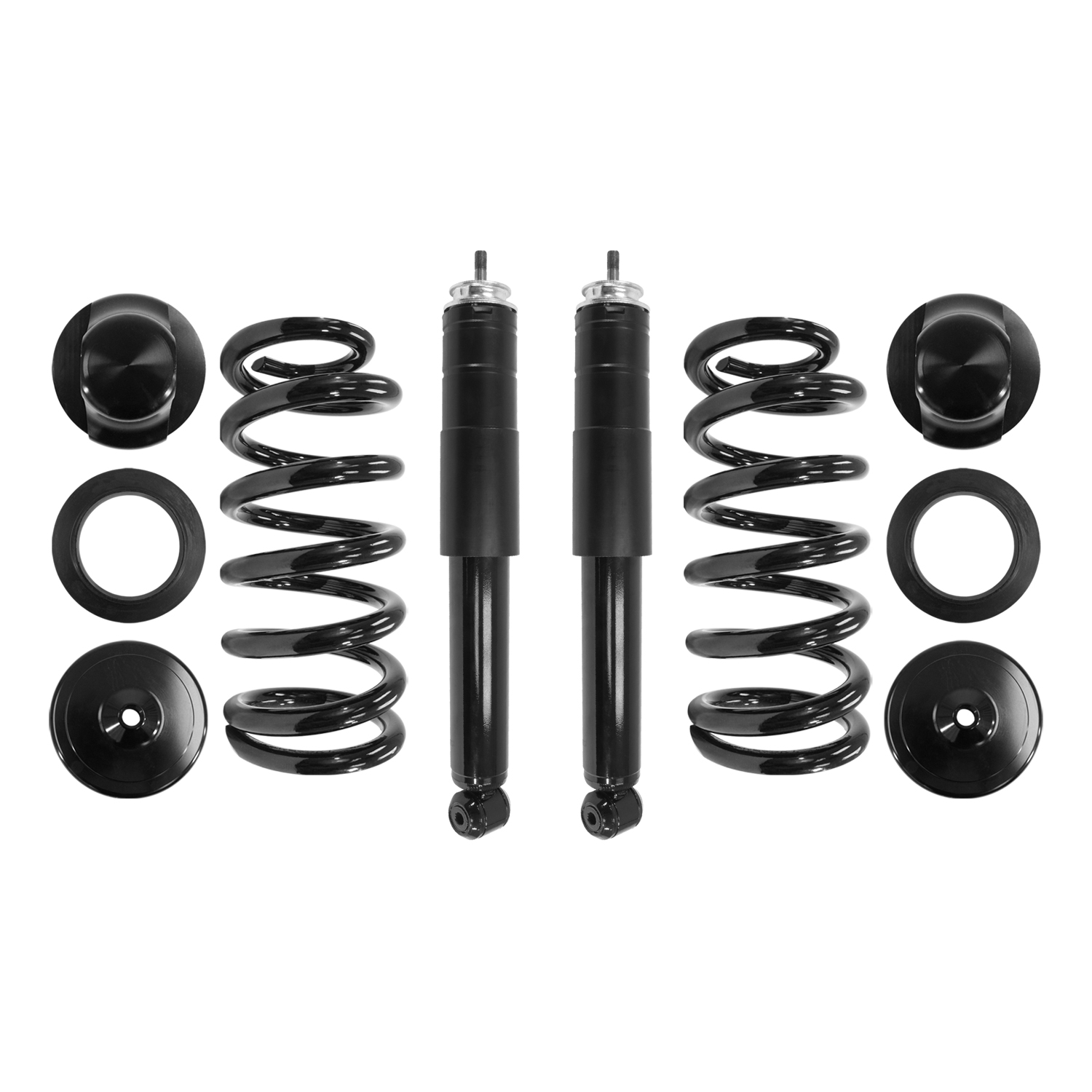 Rear Air Spring to Coil Spring & Shocks Conversion Kit - 2003-2009