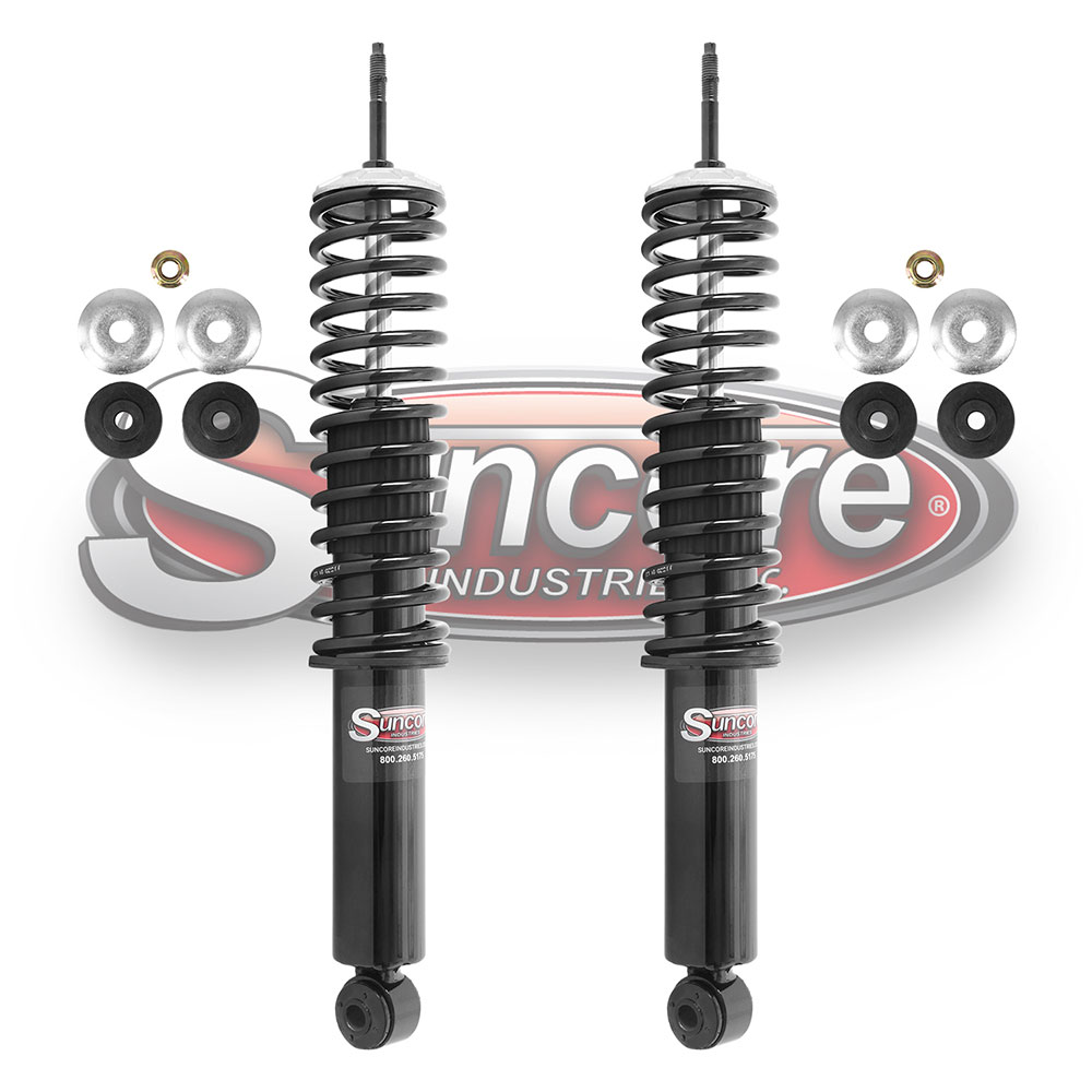 Front Shock Absorbers with Helper Springs for 1997-2002 Expedition and Navigator 4WD
