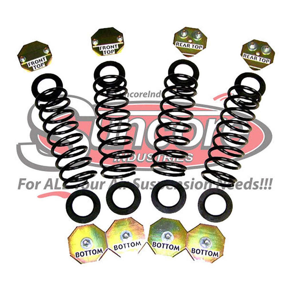 Front & Rear Air to Coil Spring Conversion Kit - 1987-1994 Range Rover
