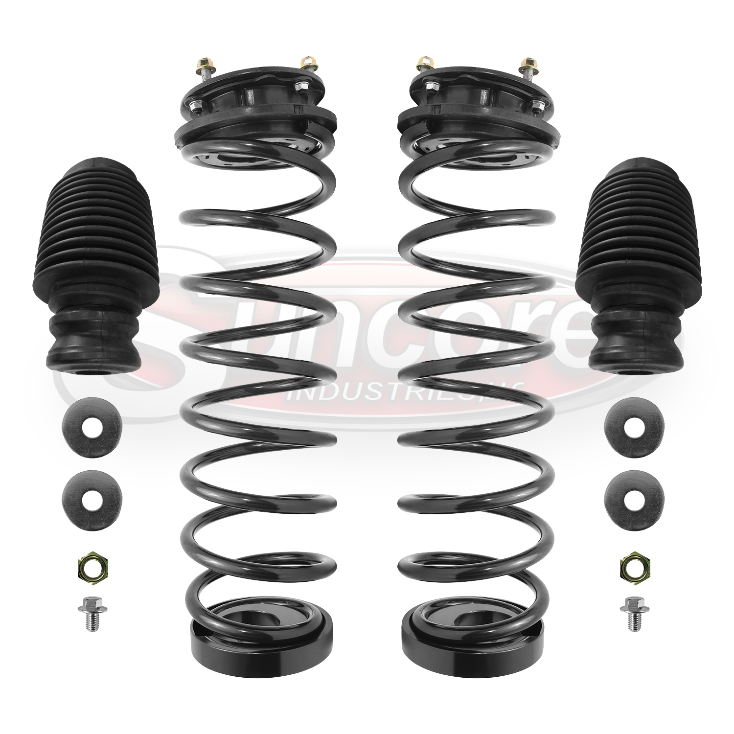Air Suspension Air Spring to Coil Spring Conversion Kit Front Pair - Land Rover