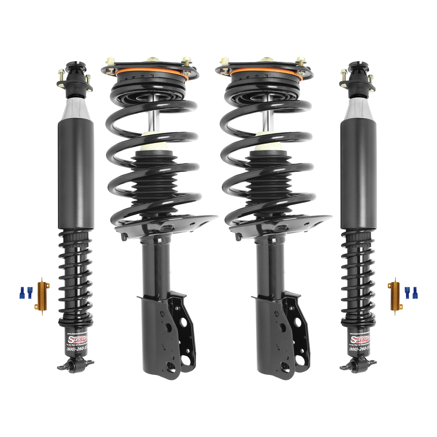 Electronic Suspension to Coil Spring and Strut Conversion Kit with
