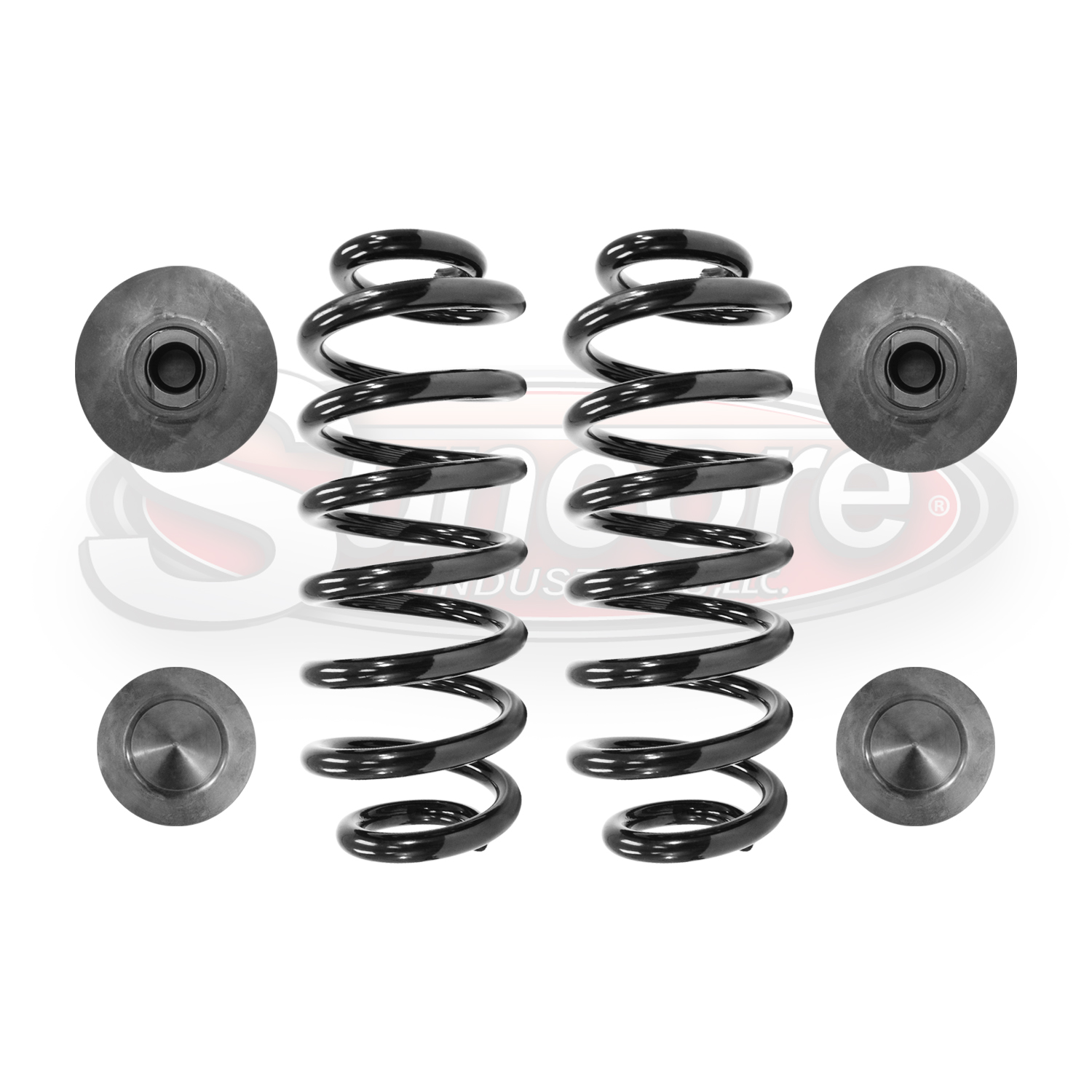 Self-Leveling Rear Air Suspension to Coil Spring Conversion Kit for 2000-2006 BMW X5 E53
