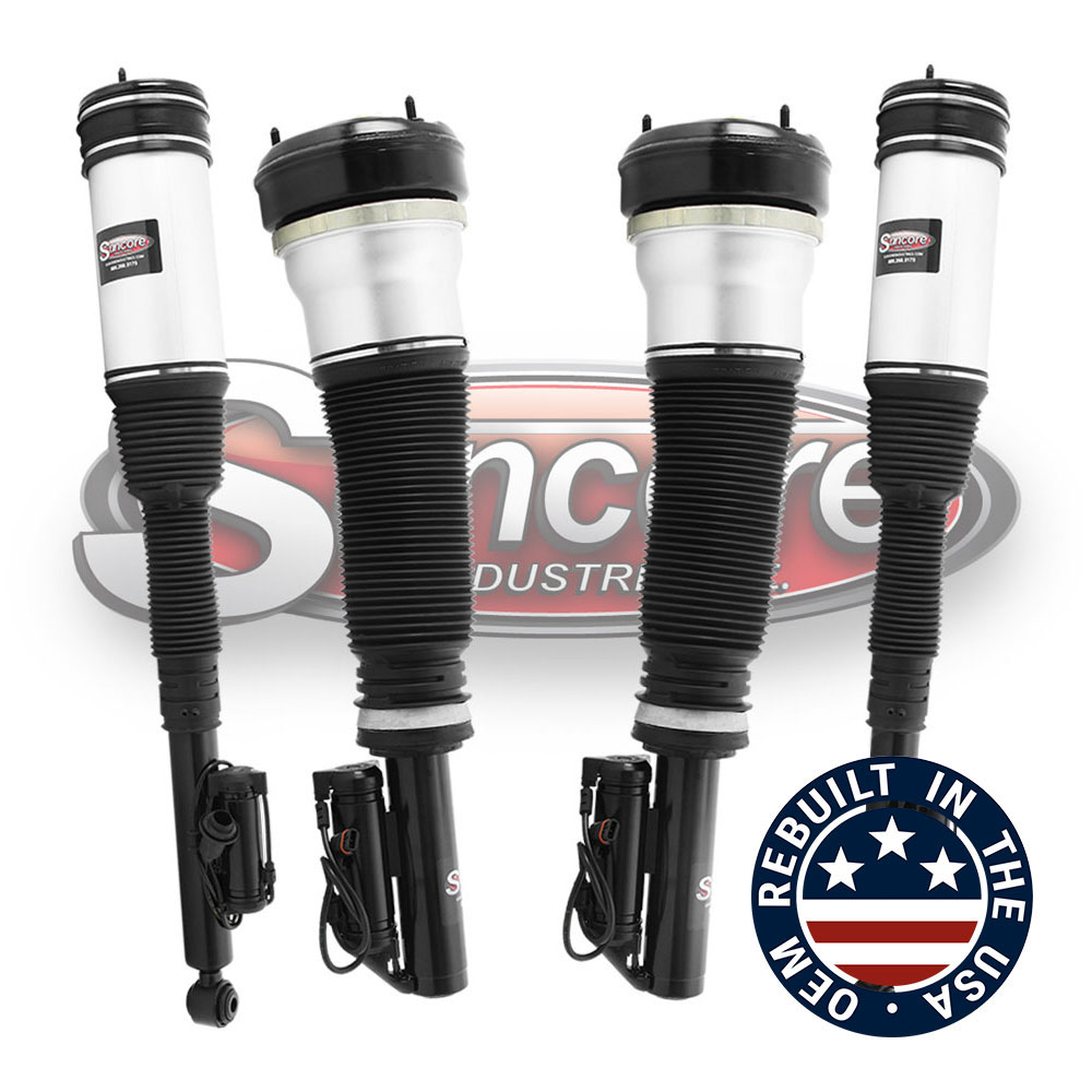 Front & Rear OEM Airmatic Air Suspension Remanufactured Struts Bundle - Mercedes-Benz S Class W220 With ADS