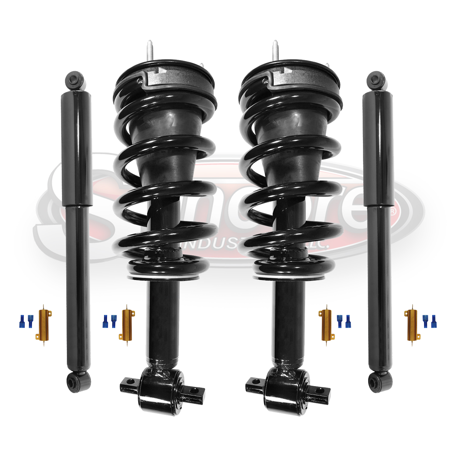 Electronic Active Suspension to Quick Complete Strut & Gas Shock Conversion Kit - GMC, Cadillac & Chevy