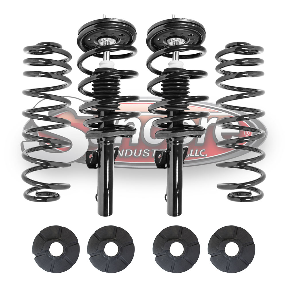 Air Suspension Air to Coil Spring & Strut Conversion Kit Front & Rear Pairs - Ford Windstar