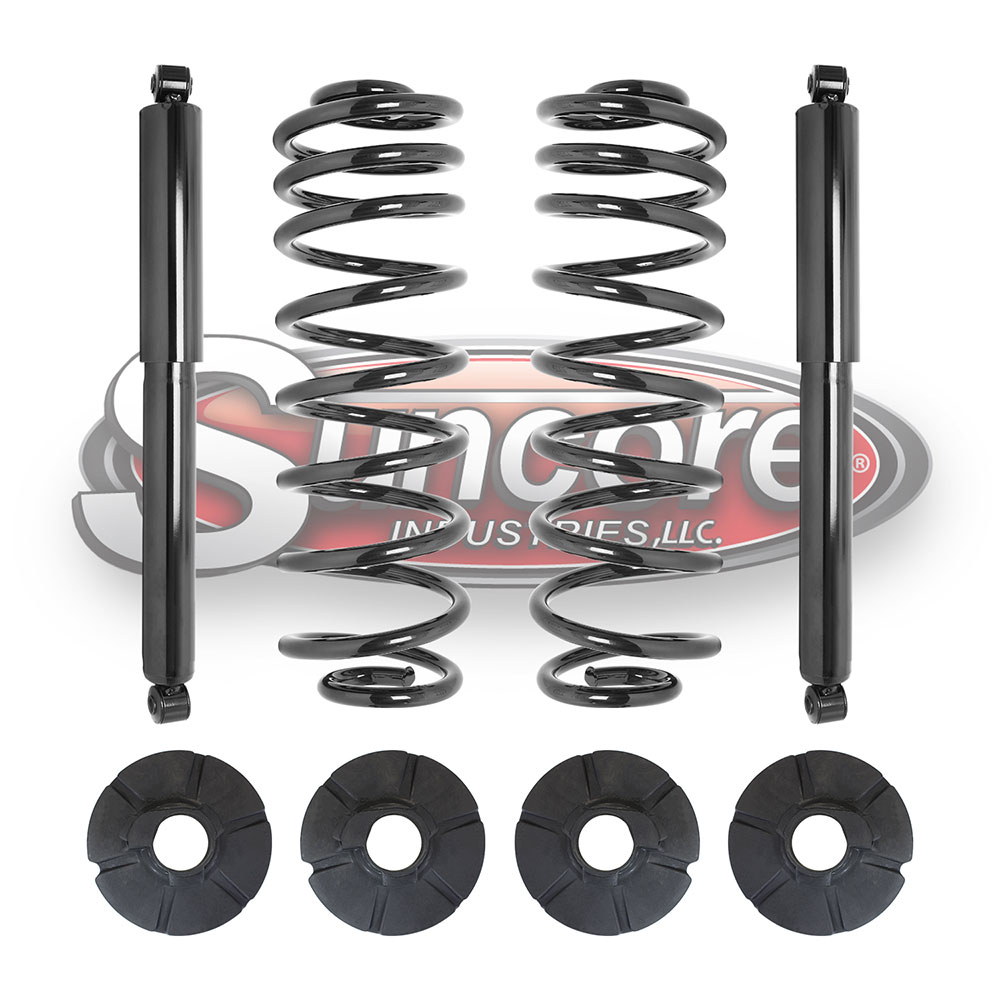 Rear Air To Coil Spring Conversion Kit & Shock Absorbers For 1995-2003 Ford Windstar