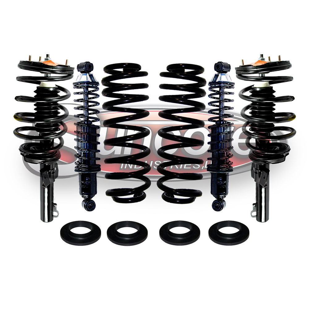 Air to Coil Spring Suspension Conversion Kit - 1995-2003 Ford Windstar