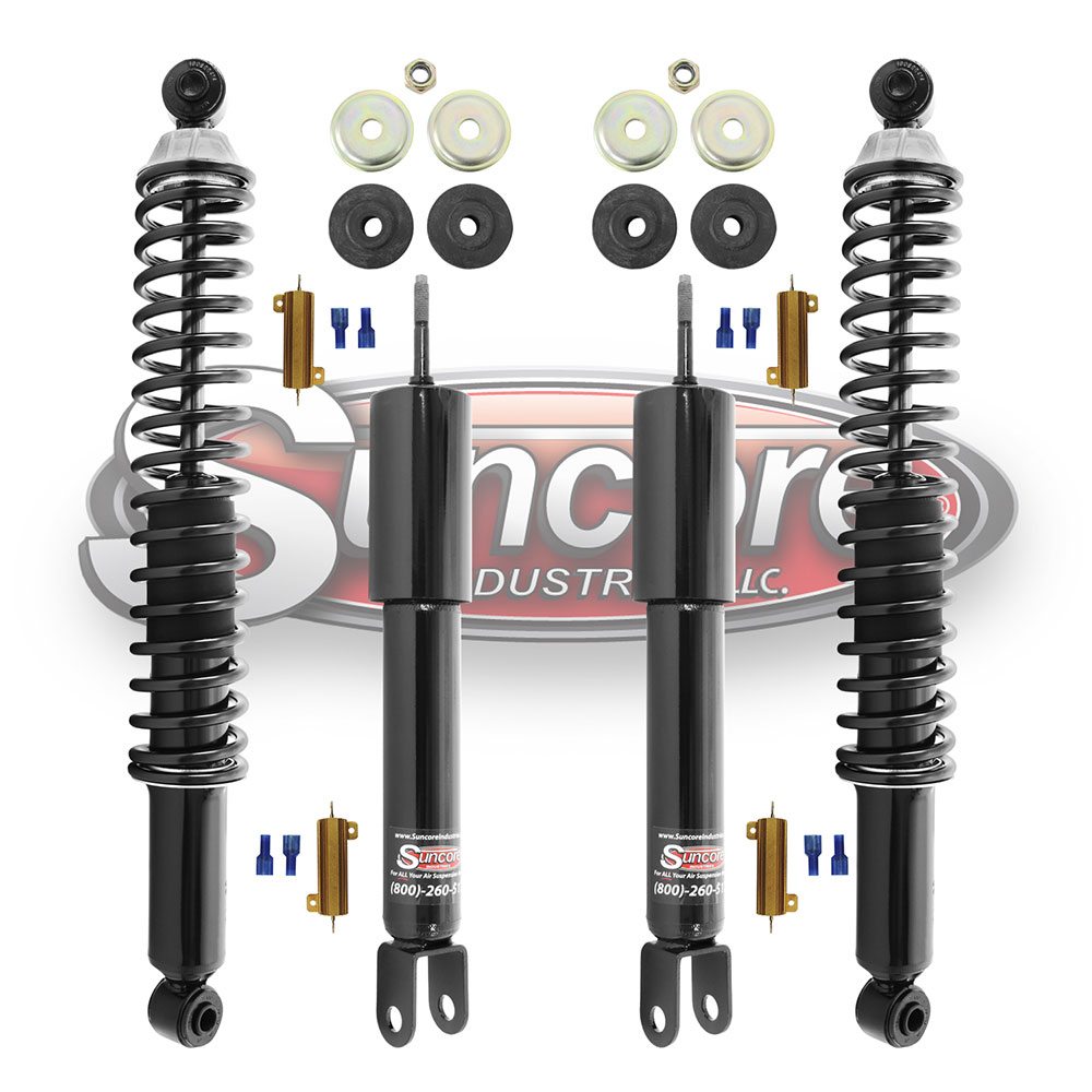 Electronic Active Suspension to Passive Gas Shock Absorbers Bundle - Chevy, GMC & Cadillac