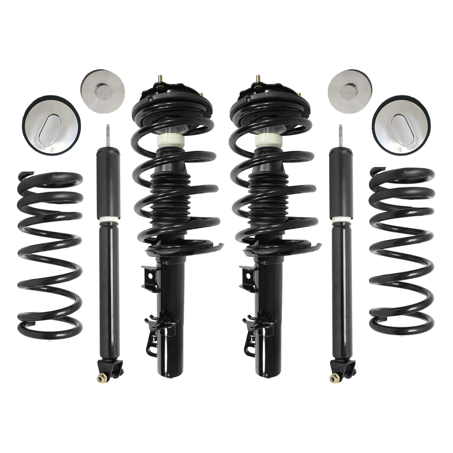 Air Suspension Conversion Kit To Coil Springs And Struts With Gas ...