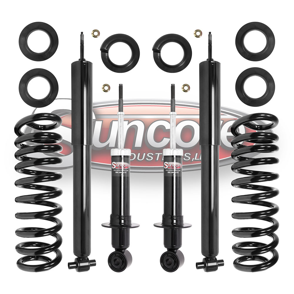 4 Wheel Conversion Kit from Air to Coil- 2003-2011 Lincoln Town Car Limo