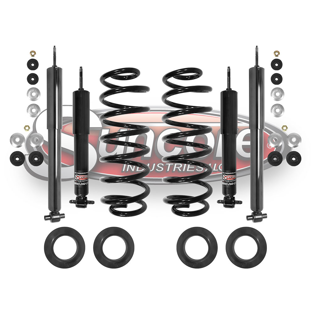 Air Suspension to Coil Spring Conversion Kit with Gas Shocks Bundle - Crown Victoria, Grand Marquis & Town Car