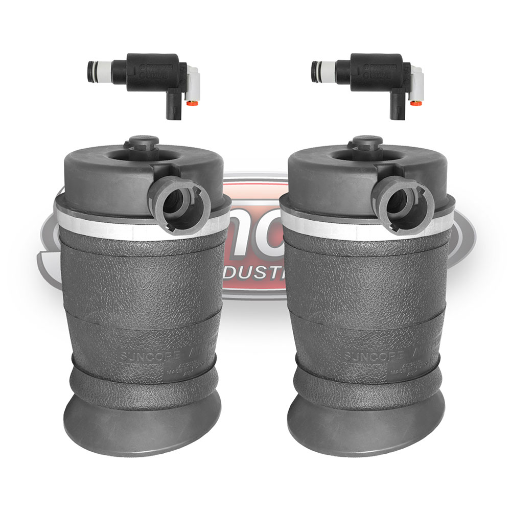 4WD Air Springs and Solenoids for Rear Suspension in Navigator UN173 & Expedition UN93
