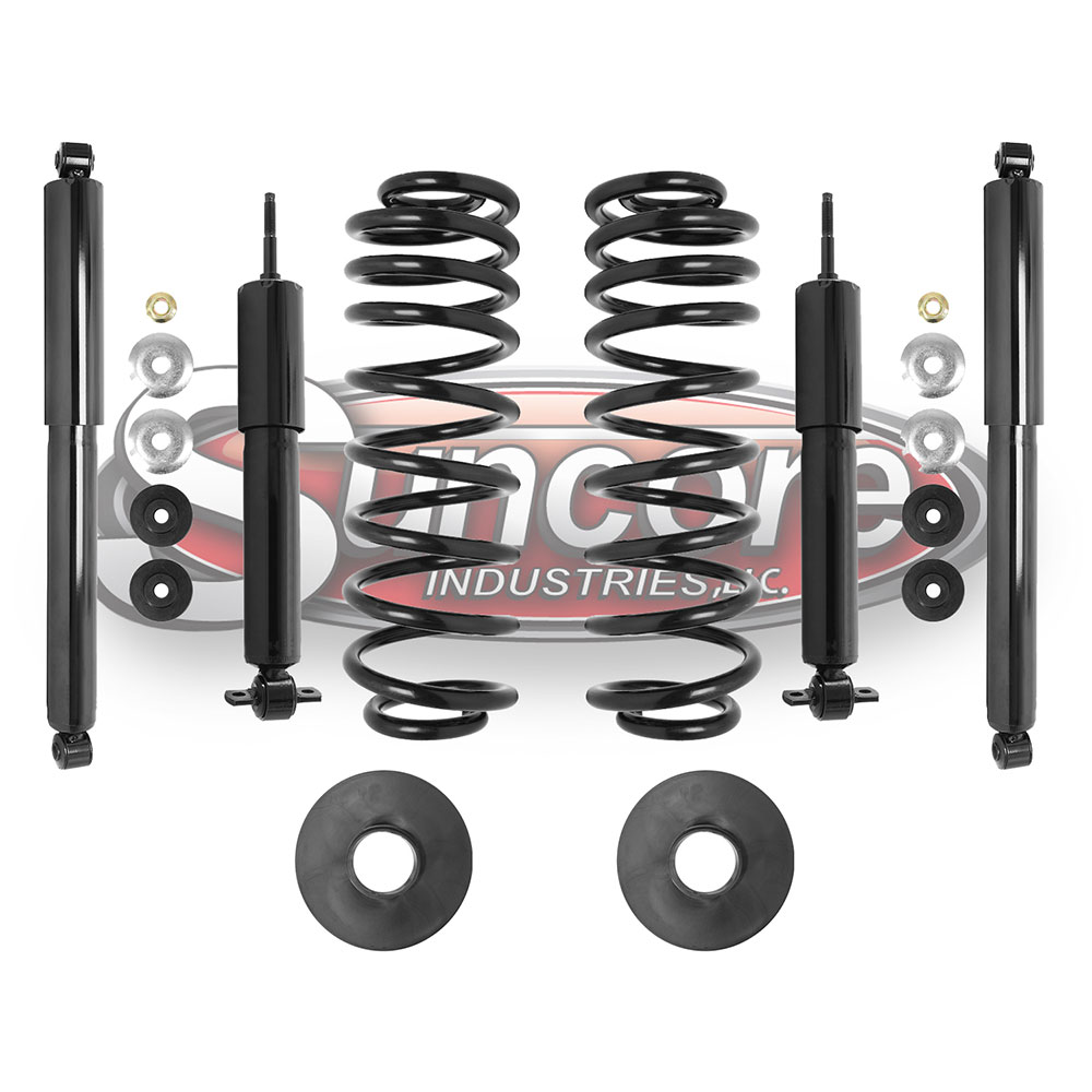 2WD Suspension Air to Coil Spring Conversion Kit with Gas Shocks Bundle - Navigator & Expedition