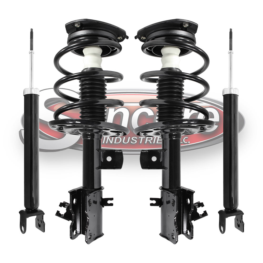 Front Quick Install Strut Assemblies & Rear Shock Absorbers Bundle - 6 CYL Nissan Altima
