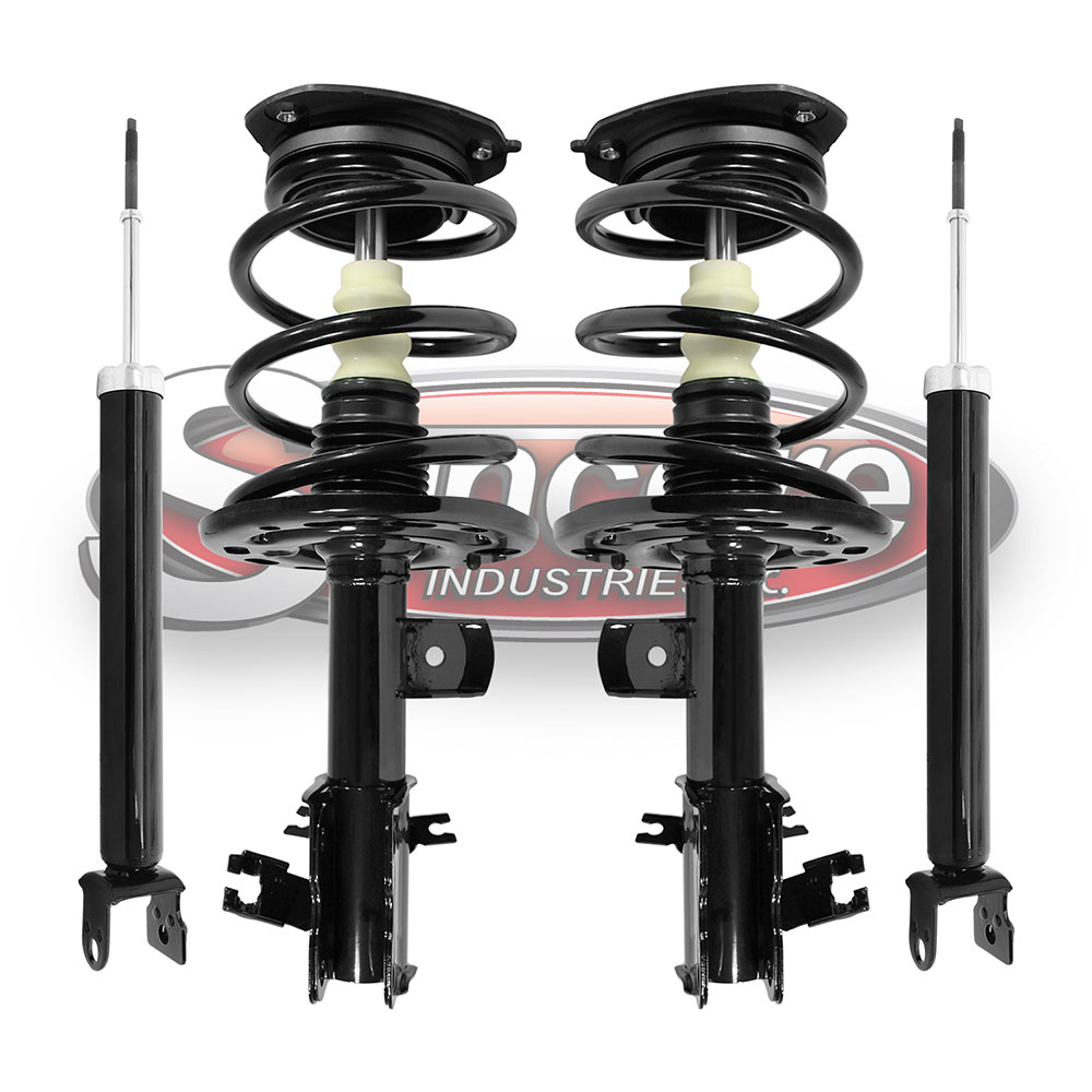 Front Quick Complete Struts & Rear Shock Absorbers Bundle - 4 CYL Nissan Altima without ABS