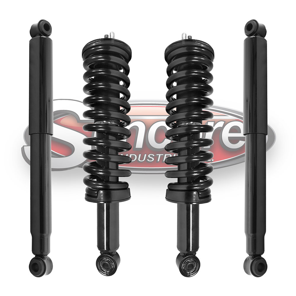 Quick Complete Strut Assemblies & Rear Shock Absorber Bundle - 1995-2004 Toyota Tacoma 4WD