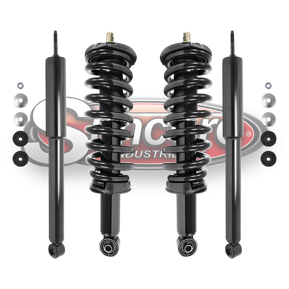 Front Complete Strut & Coil Spring and Rear Shock Absorbers Kit - Toyota Sequoia