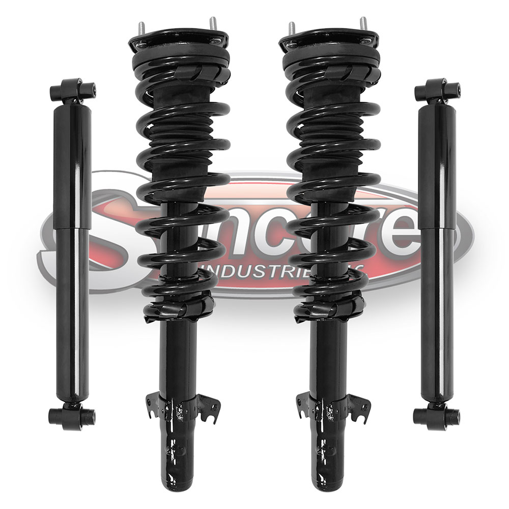 Front Complete Strut Assemblies & Rear Shock Absorbers Kit - 4 Cyl Fusion & Milan