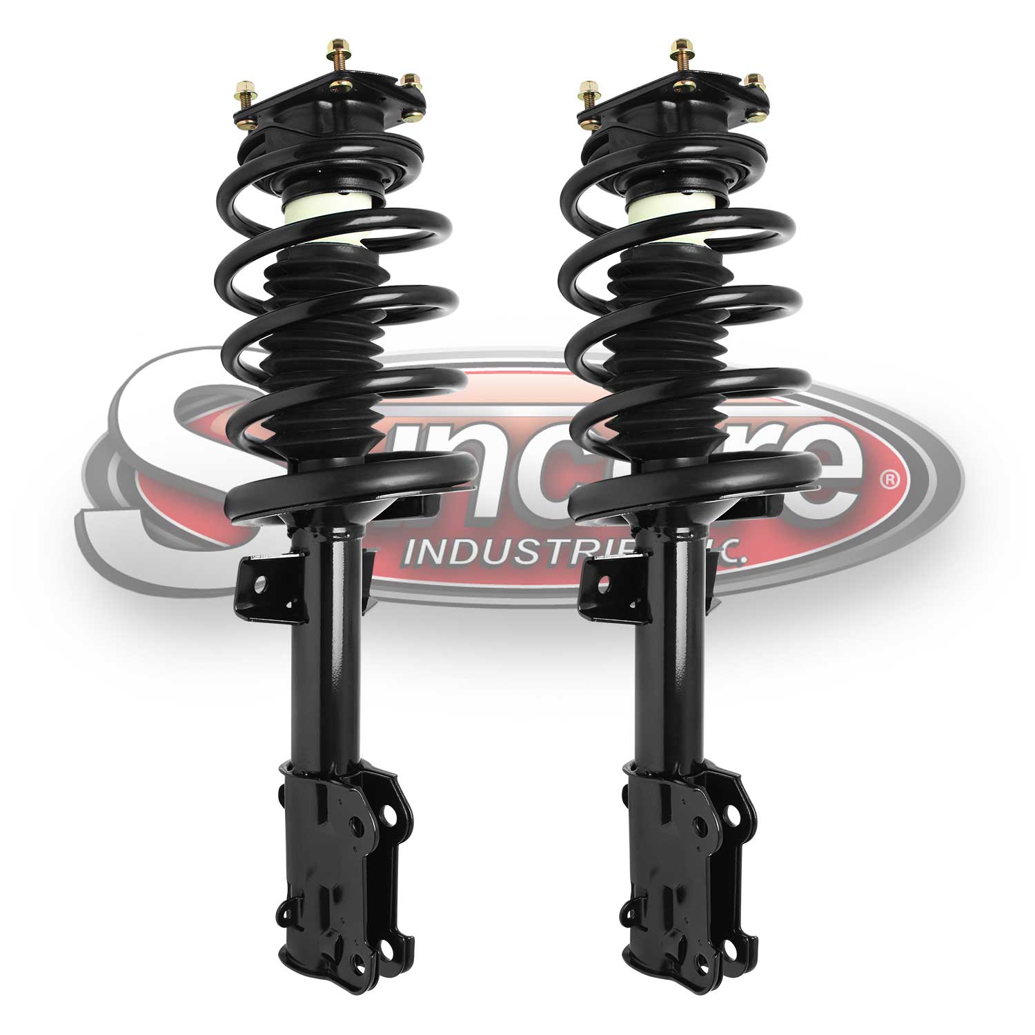 Front Pair Of Quick Complete Strut Spring Assemblies Ford