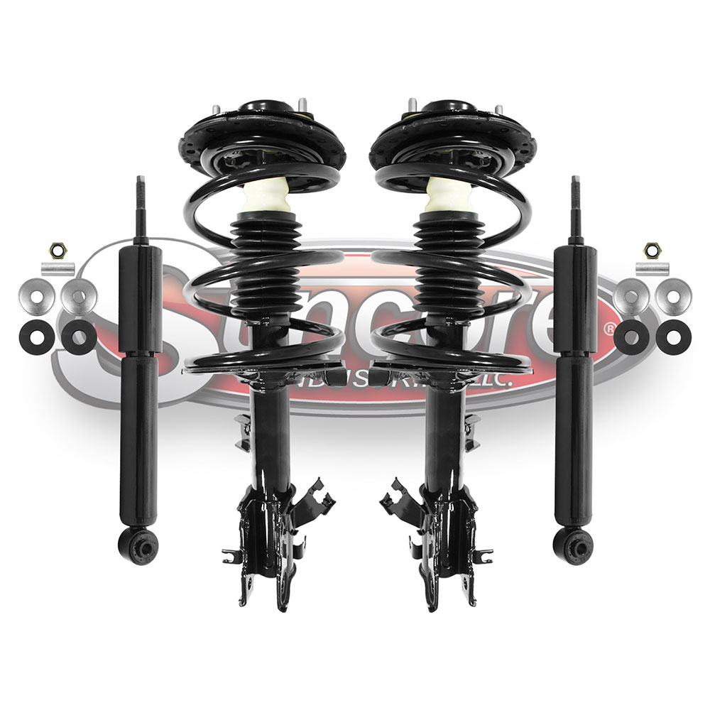 Front Quick Complete Strut And Coil Spring Assemblies And Rear Shocks Kit