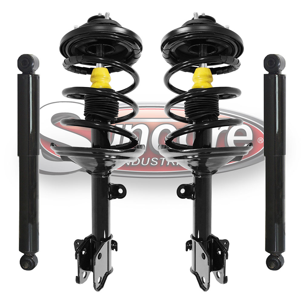 Front Quick Complete Strut Assemblies & Rear Shock Absorbers Bundle - Acura MDX