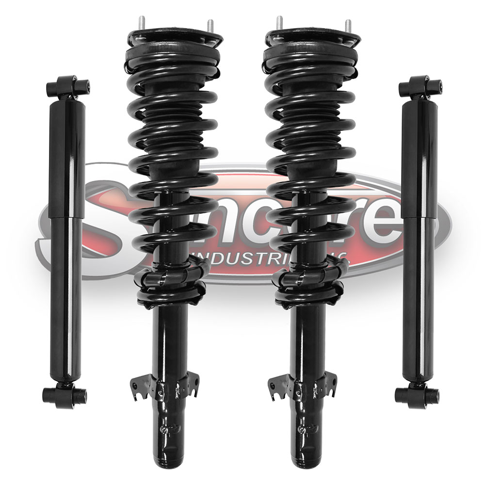 Front Quick Complete Strut Assemblies & Rear Shock Absorbers Kit - Fusion, 6 & Milan