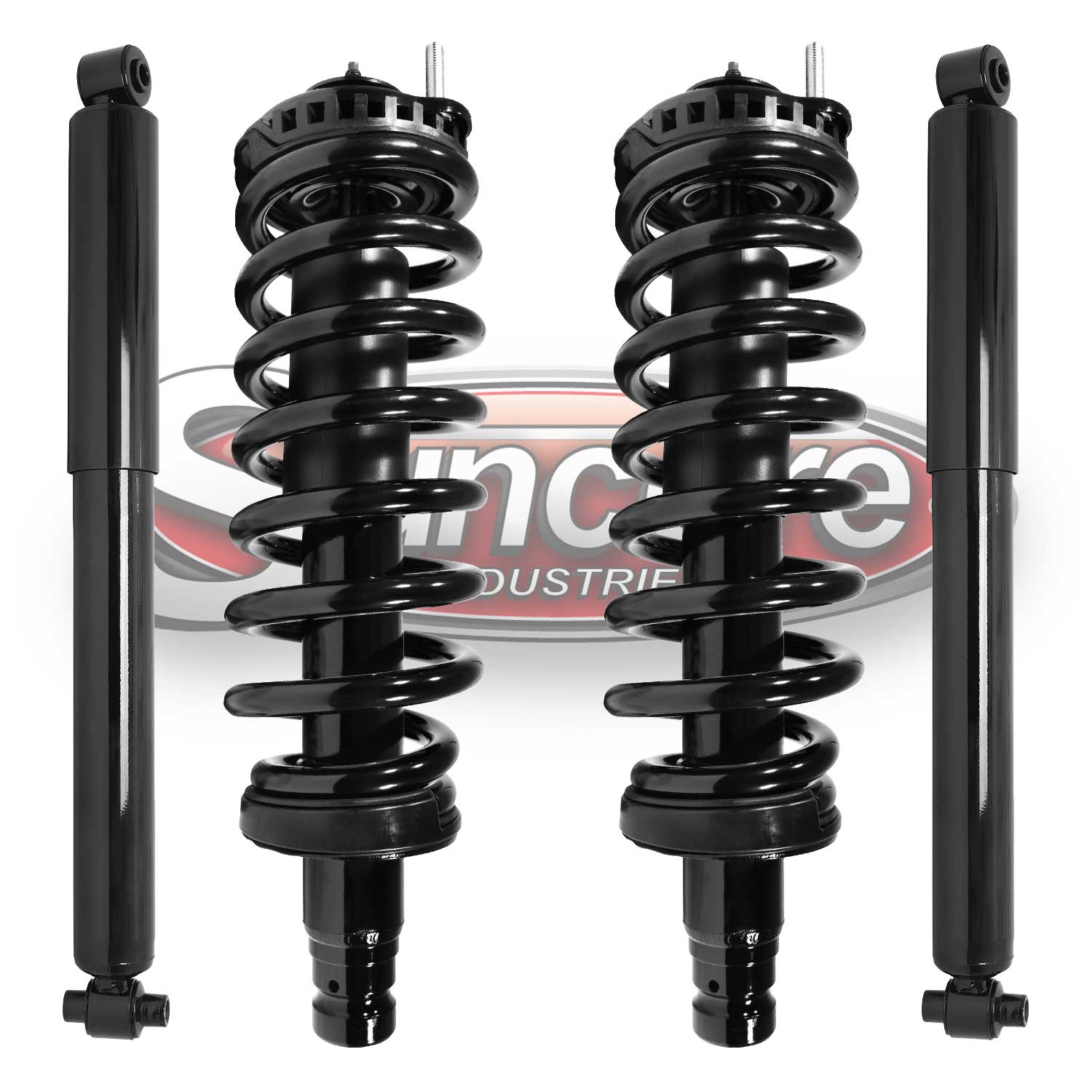 Front Complete Strut & Coil Spring Assemblies & Rear Shock Absorbers Kit