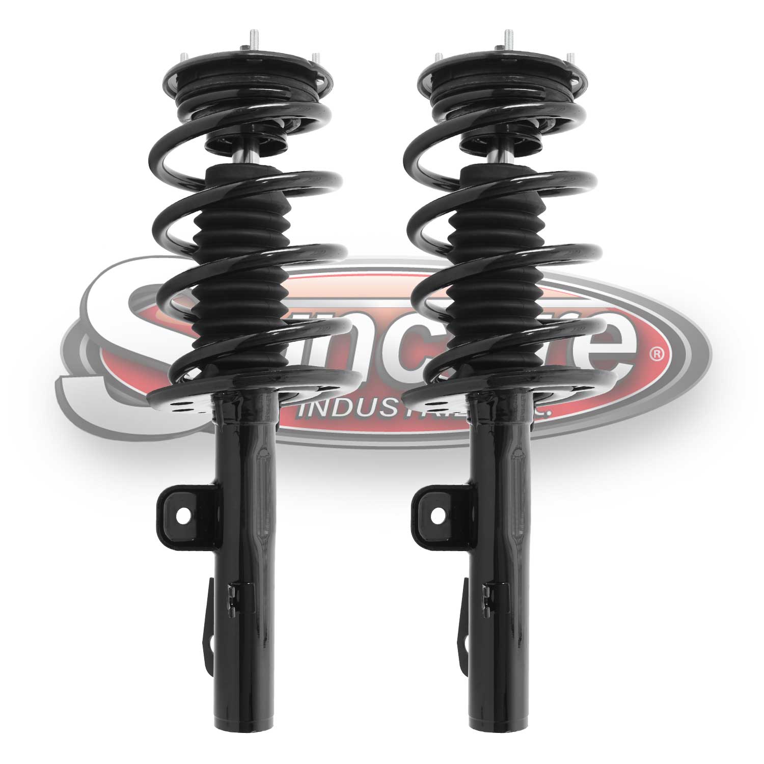 Front Pair of Quick Complete Strut & Spring Assemblies - 2010-2012 Ford Flex