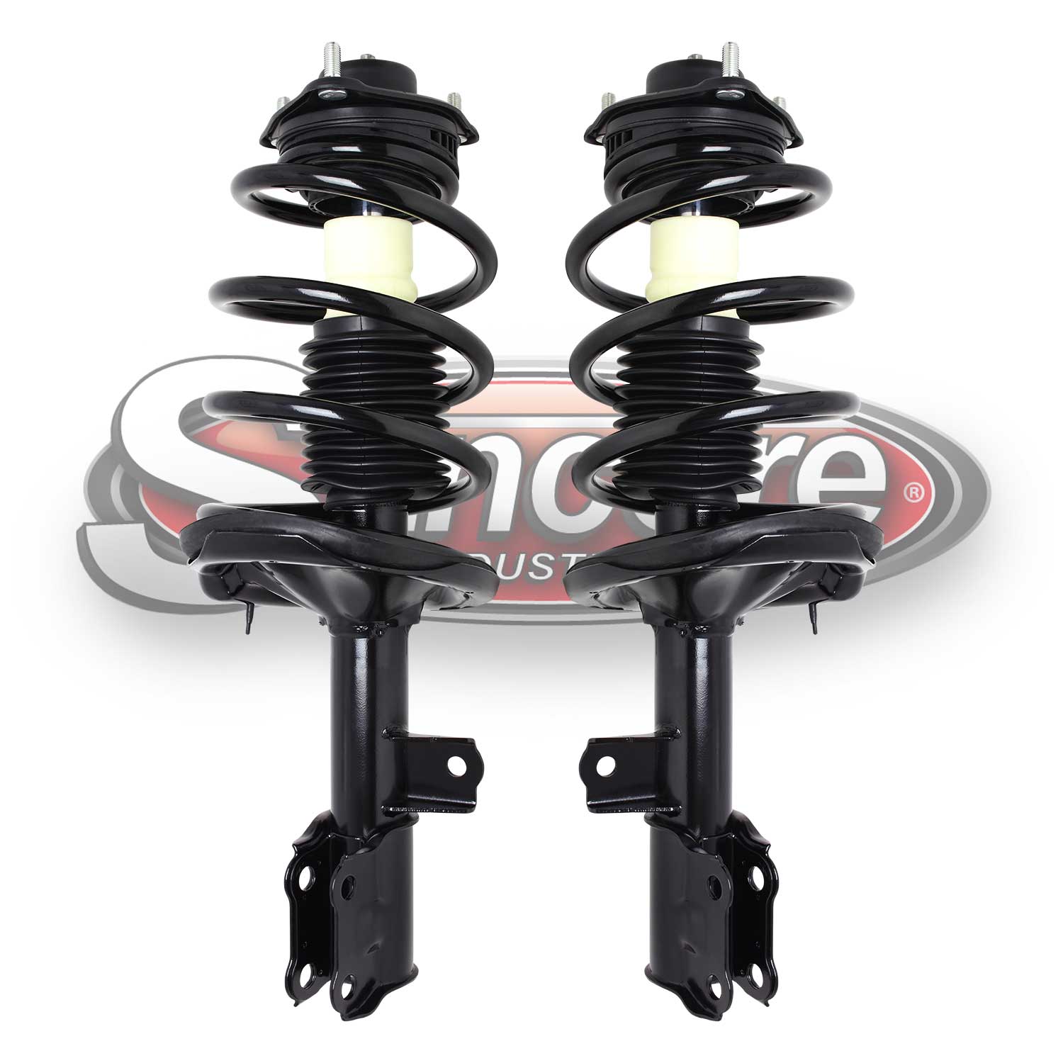 Front Pair of Quick Complete Struts & Springs- 10-13 Kia Forte Forte5 Forte Koup
