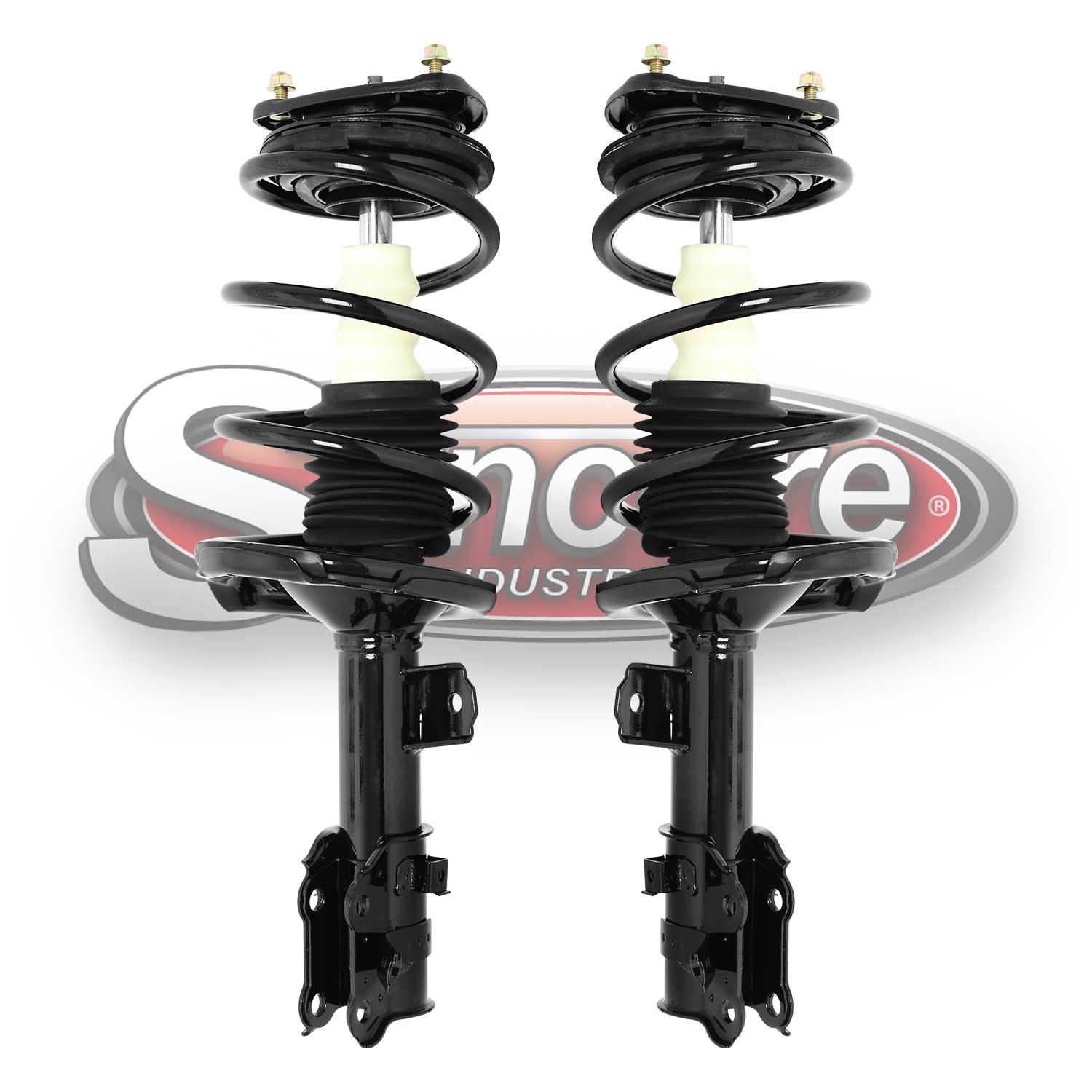 Front Pair of Quick Complete Strut & Spring Assemblies - 06-11 Accent Rio & Rio5
