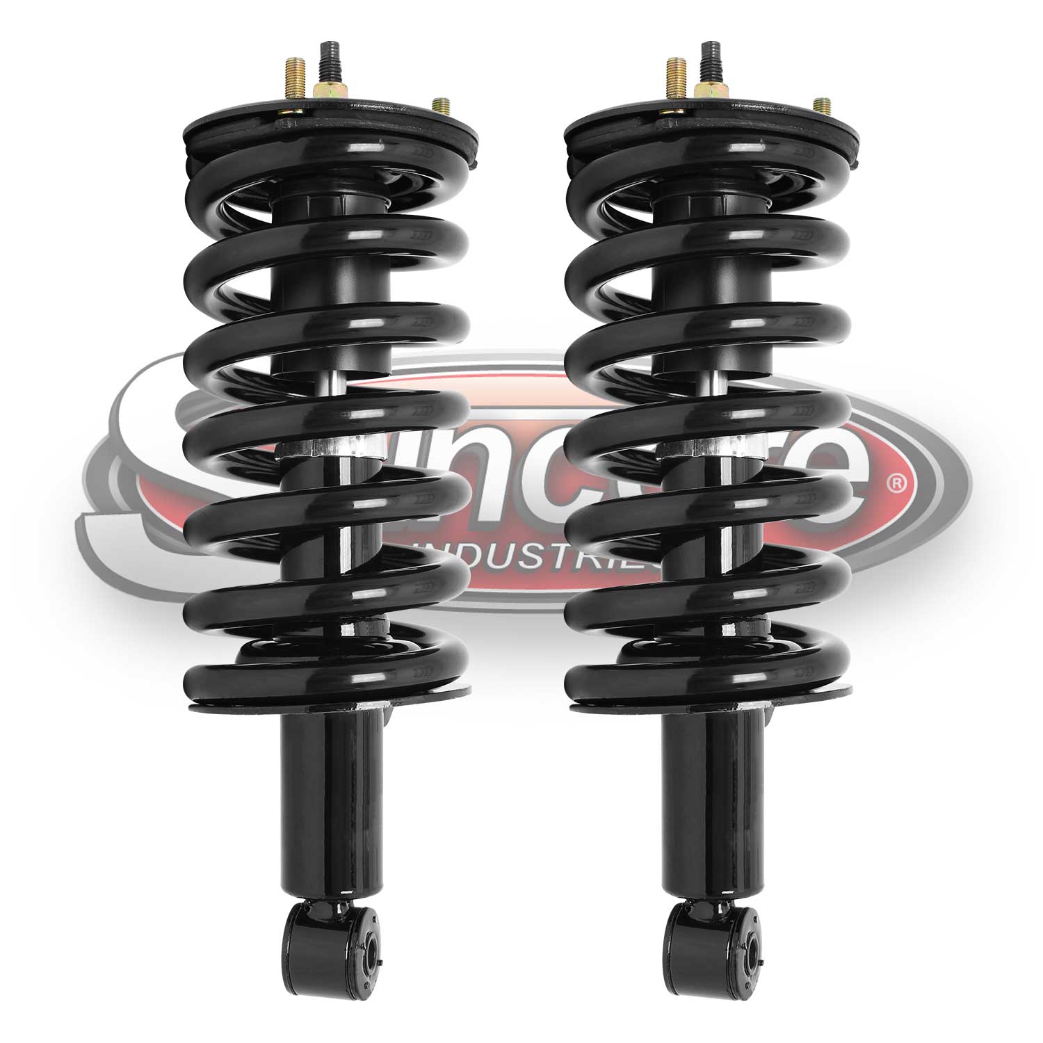 Front Pair of Quick Complete Strut & Spring Assemblies - 05-15 Nissan Armada RWD