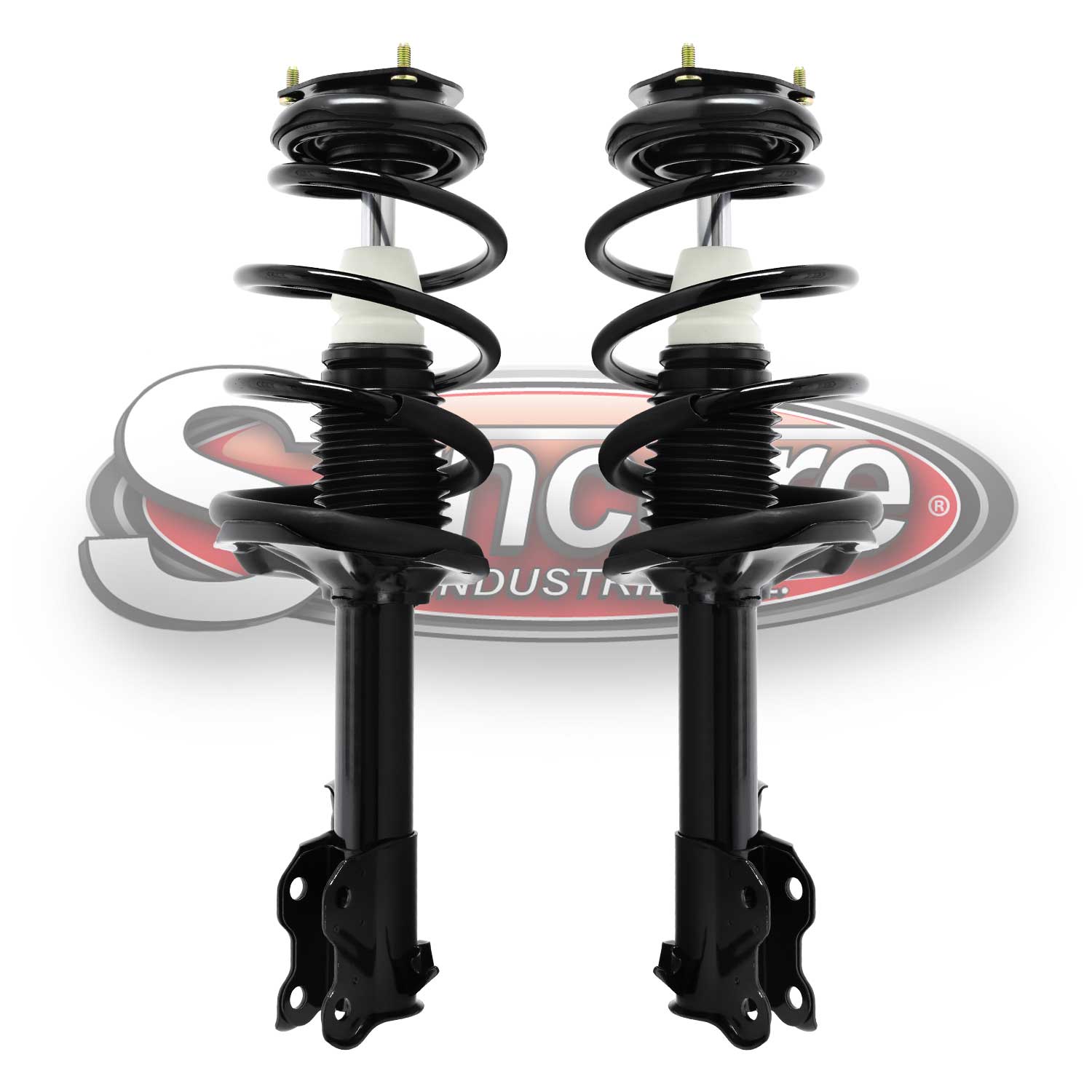 Front Pair of Quick Complete Strut & Spring Assemblies - 2000-2001 Nissan Sentra