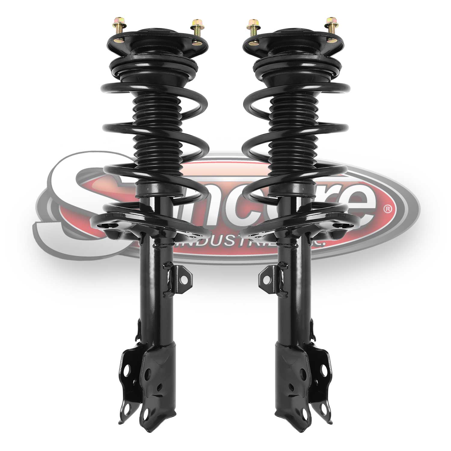 Front Pair of Quick Complete Strut & Spring Assemblies- 2014-2017 Toyota Corolla