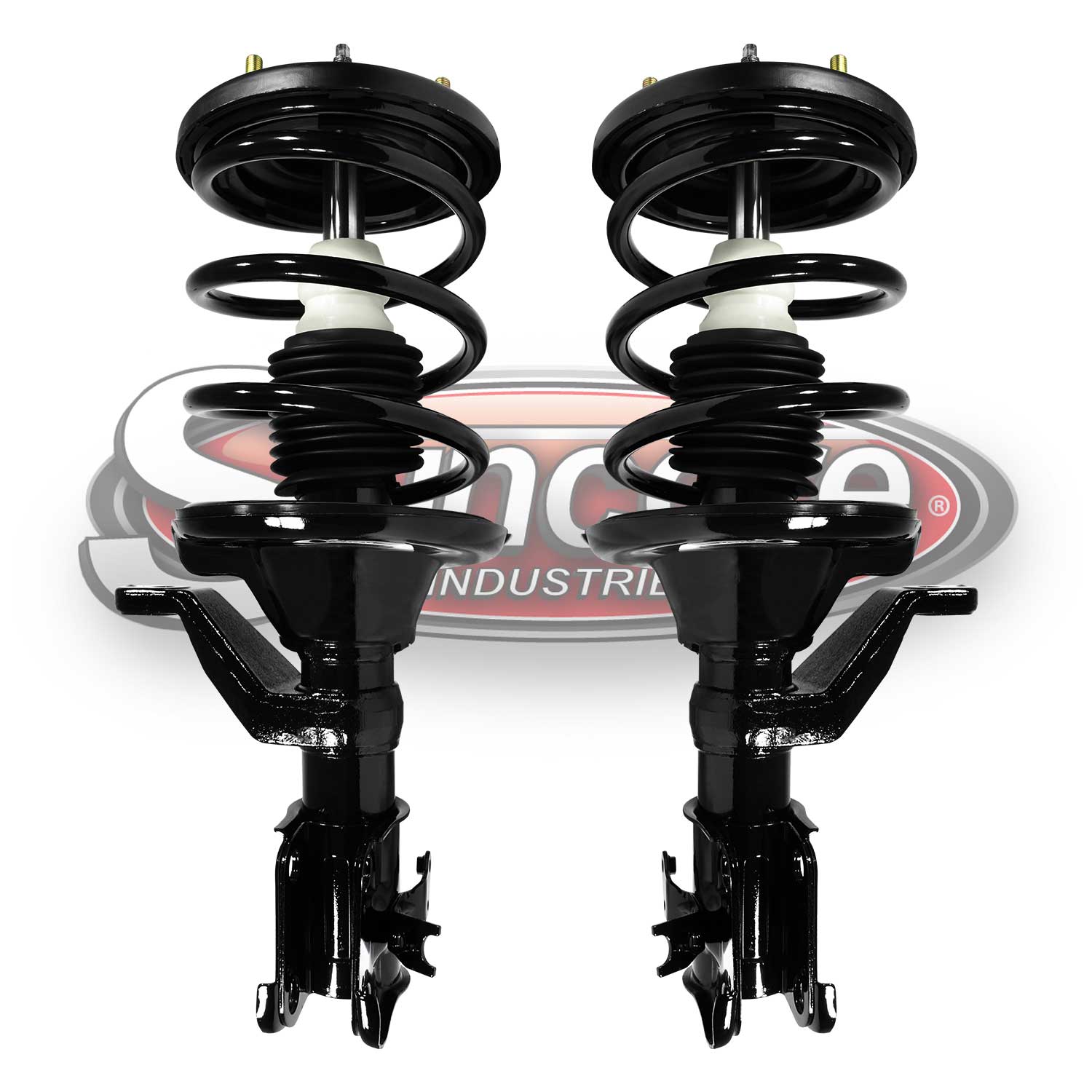 Front Pair of Quick Complete Strut & Spring Assemblies - 2003-2005 Honda Civic