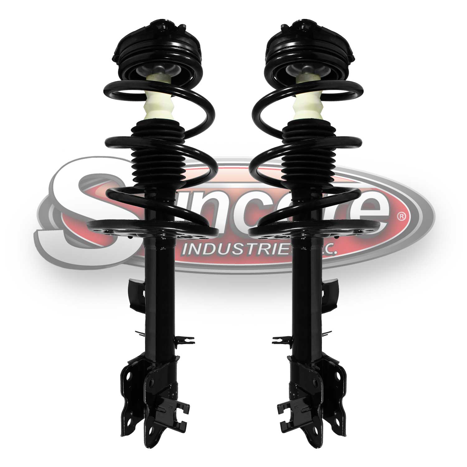 Front Pair of Quick Complete Strut & Spring Assemblies - 2009-2014 Nissan Murano