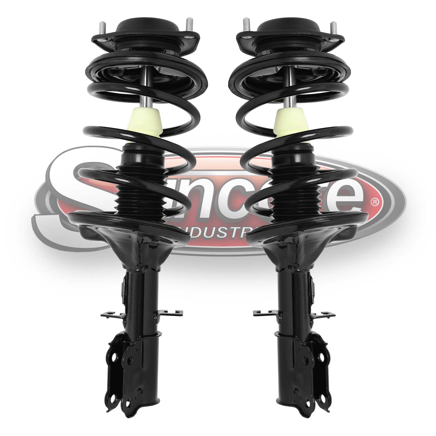 Front Pair of Quick Complete Struts & Springs - 2004-2009 Kia Spectra, Spectra5