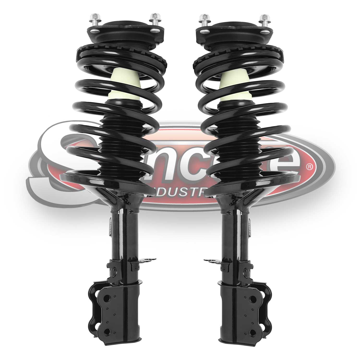 Front Pair of Quick Complete Strut & Spring Assemblies - 2000-2004 Kia Spectra