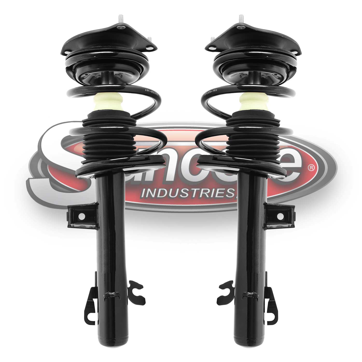 Front Pair of Quick Complete Strut & Spring Assemblies - 2002-2008 Mini Cooper
