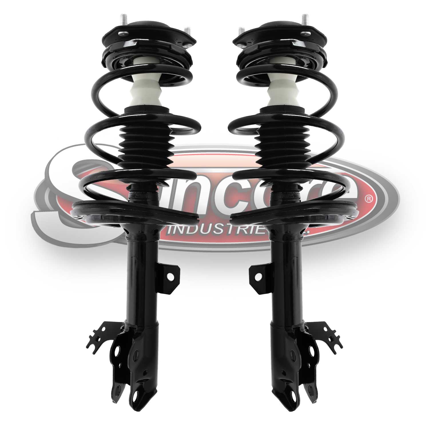 Front Pair of Quick Complete Strut & Spring Assemblies - 2012-2014 Toyota Camry