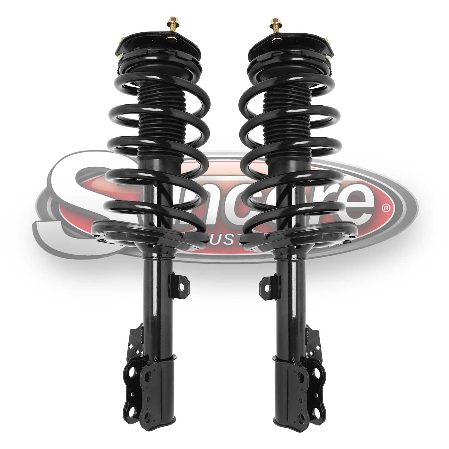 Front Pair of Quick Complete Struts & Springs - 07-10 Toyota Sienna 8-Passenger