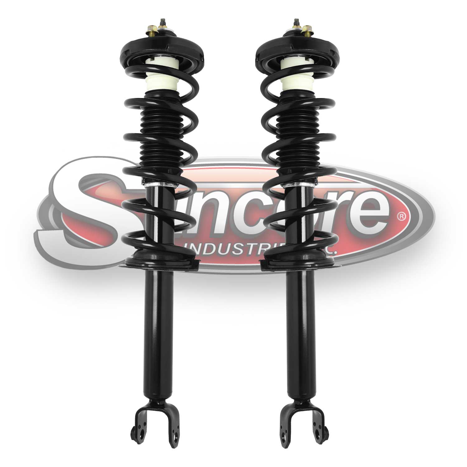 Rear Pair of Quick Complete Strut & Spring Assemblies - 2009-2014 Acura TL & TSX