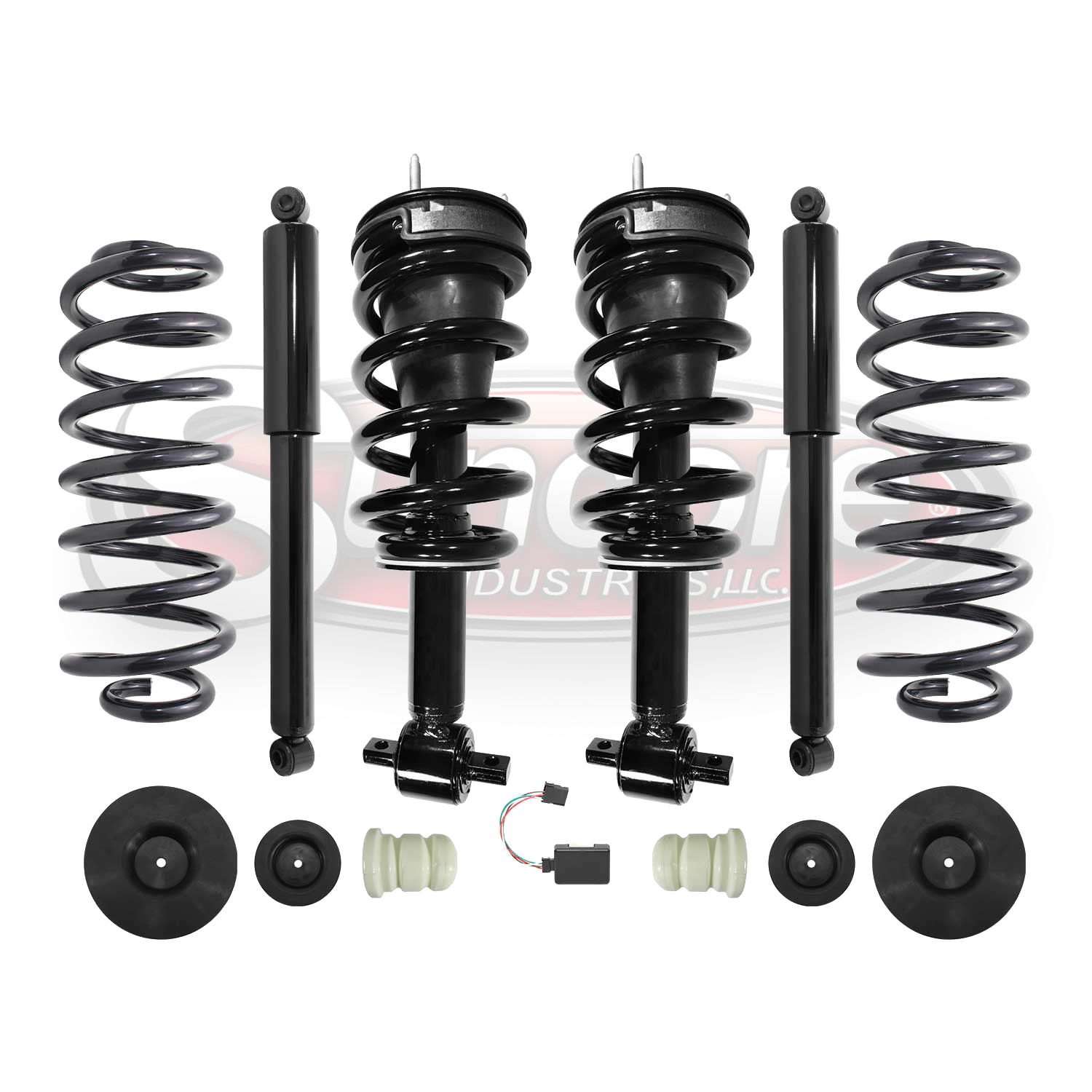 Air to Complete Strut & Shock Conversion Kit - 2007-2014 Cadillac Chevy GMC LWB